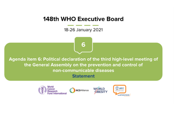 Joint statement at the 148th session of the WHO Executive Board on Agenda item 6